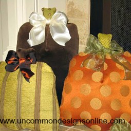 fabric pumpkin pillows 016