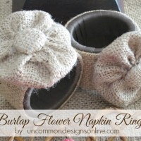 burlap-flower-napkin-rings-uncommon-designs