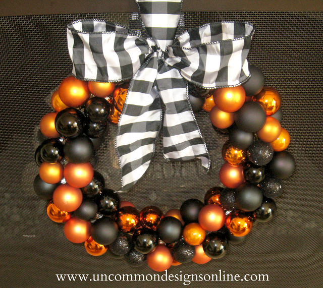 Halloween Ornament Wreath