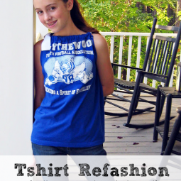 tshirt top refashion