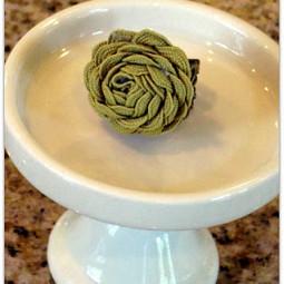 Purple Wreath Rick Rack Ring 032