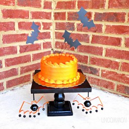 outside bat cake toppers