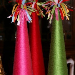 Christmas Yarn Trees Uncommon Designs