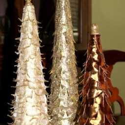 trio of trees metallic