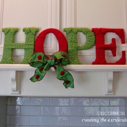 HOPE Yarn Letters