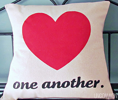 valentine pillow