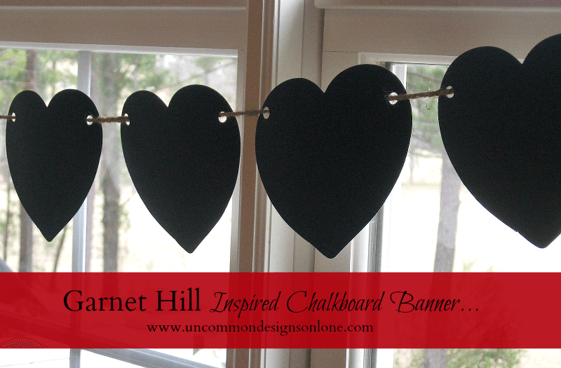 garnet hill inspired chalkboard banner