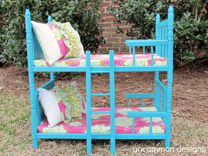 American Girl Bunk Bed Tutorial by Uncommon Designs Online