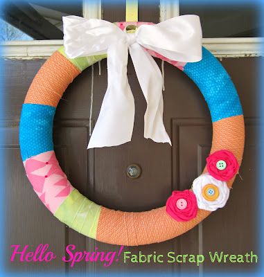 welcoming spring wreath