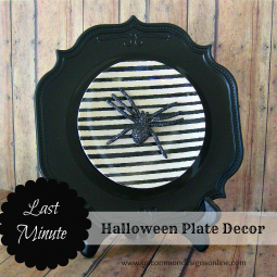 Halloween Plate Decor