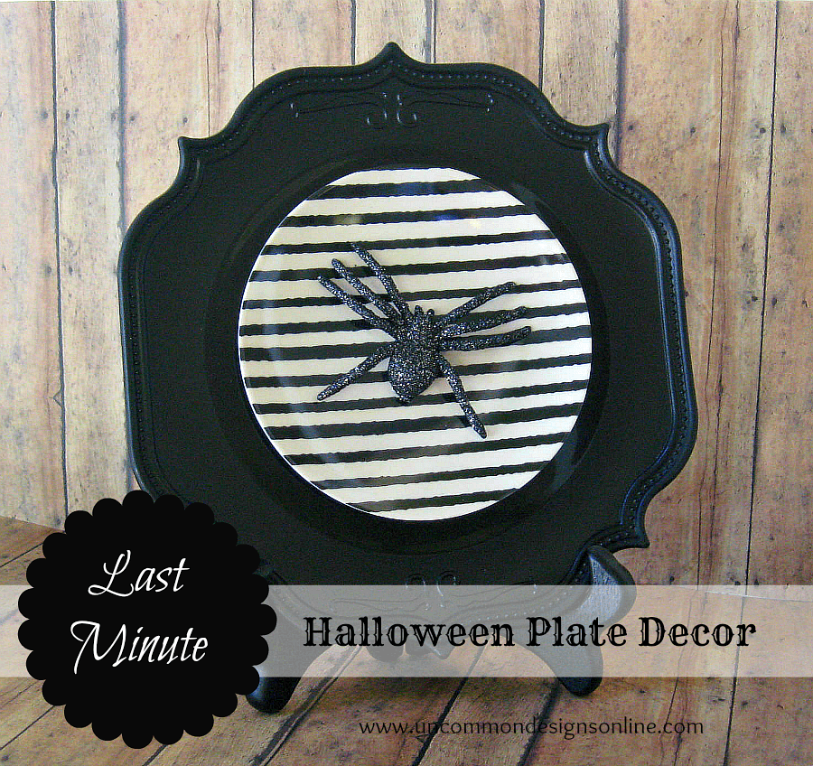 Halloween Plate Decor
