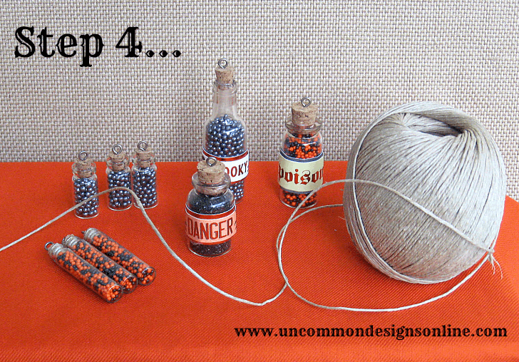  Mini Halloween Apothecary jars 