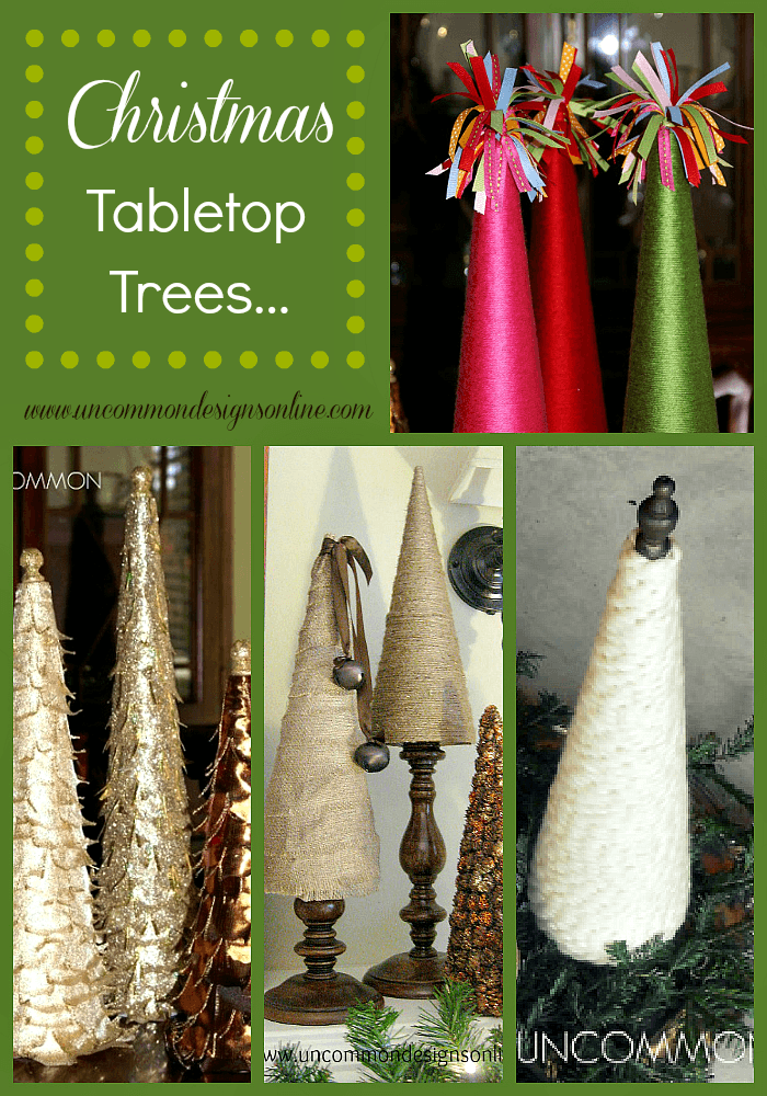 Tabletop trees Christmas tabletop trees
