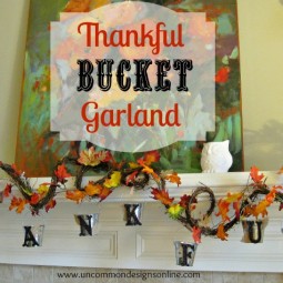 Thankful Bucket Garland
