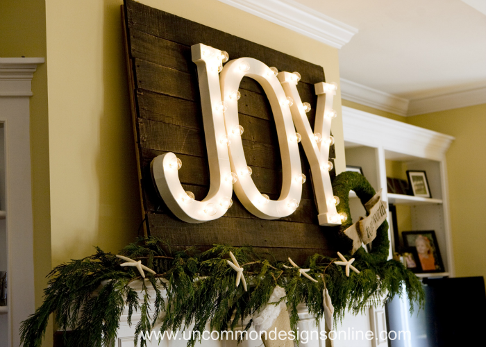Joy To The World Holiday Mantel Uncommon Designs Joy To The World Holiday Mantel