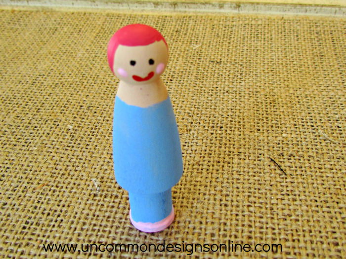 peg doll snow globe ornament peg doll snow globe ornament