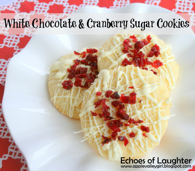 white chocolate and cranberry sugar cookies white chocolate and cranberry sugar cookies