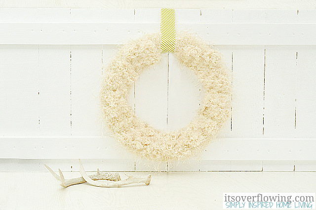tufted wool wreath tufted wool wreath