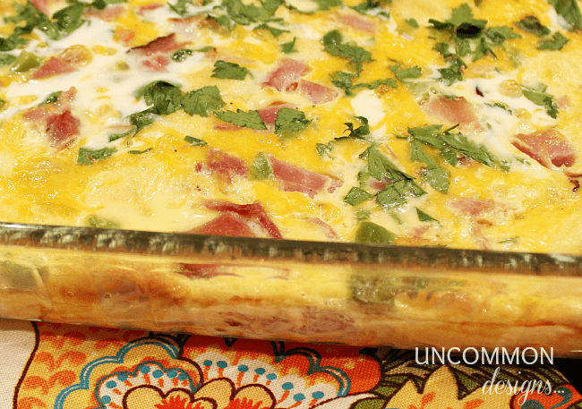 ham and egg bake ham and egg bake