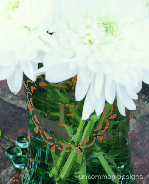 Handmade Mother’s Day Gift A Frosted Glass Vase