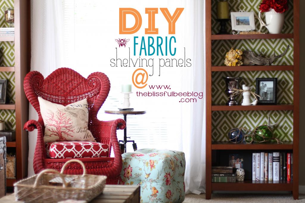 fabric backed shelving