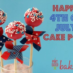 4th of July Cake Pops