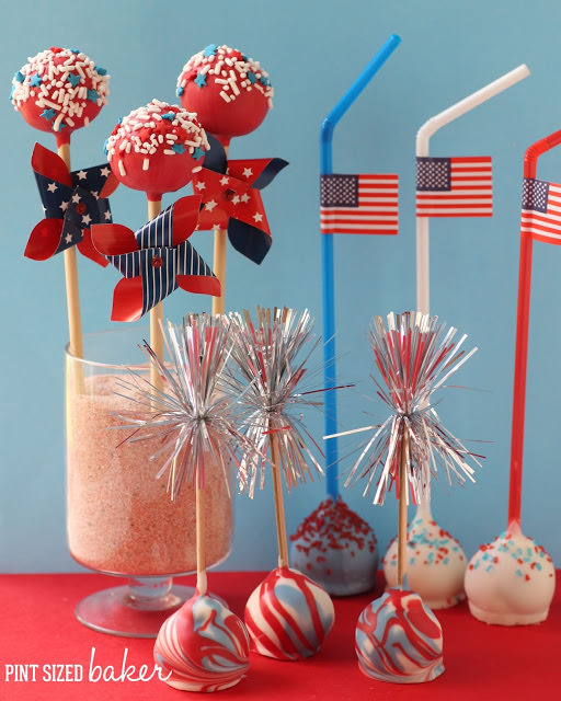 Create Adorable 4th of July Cake Pops