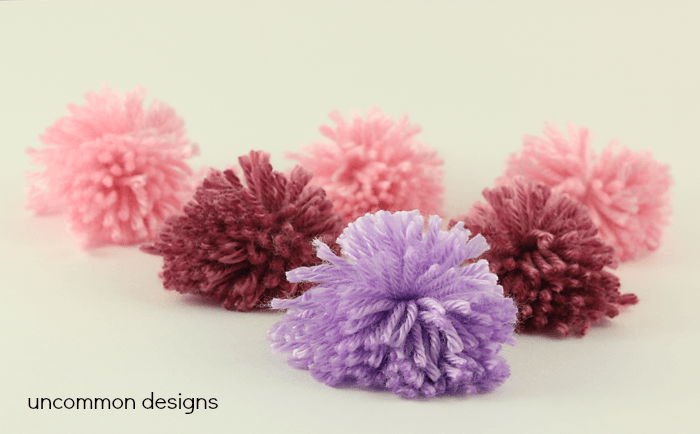 pom pom cake topper