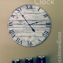 pottery barn knock off clock
