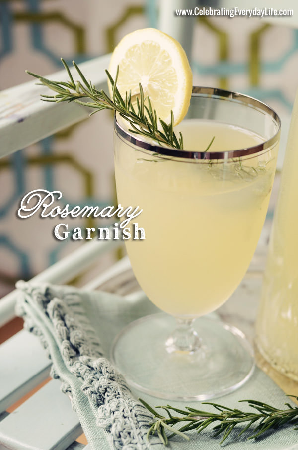A Summer Drink...Sparkling Rosemary Lemonade