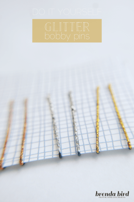 glitter bobby pins