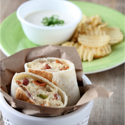 Chicken Bacon Ranch Tortilla Pockets