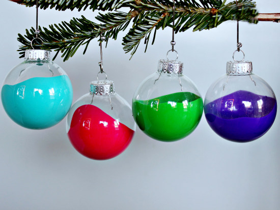 Clear Christmas Ball Ornament Ideas Uncommon Designs Pantone Inspired Ornaments