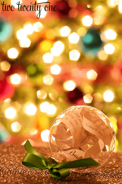 Clear Christmas Ball Ornament Ideas
