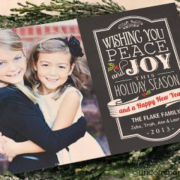 Chalkboard Christmas Card