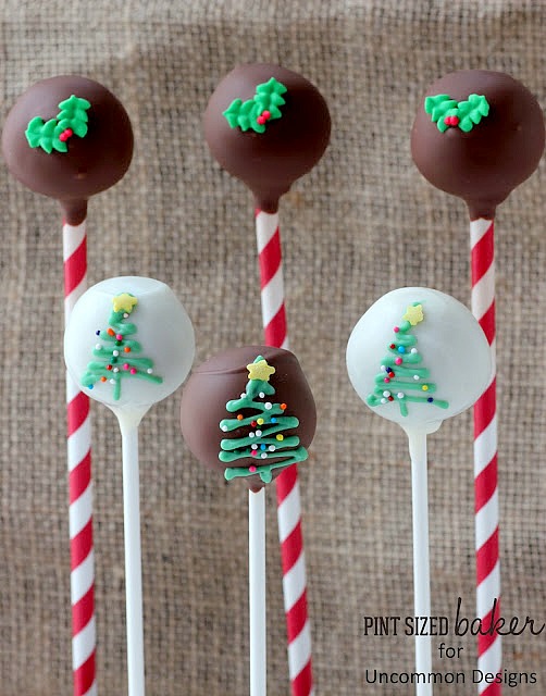 How to make Christmas Tree Cake Pops with this step by step tutorial. #recipes #christmas #cakepops via www.uncommondesignsonline.com How to make Christmas Tree Cake Pops with this step by step tutorial. #recipes #christmas #cakepops via www.uncommondesignsonline.com