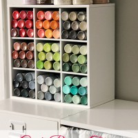 Craft Room Inspiration via www.uncommondesignsonline.com #CraftOrganization #CraftRoom