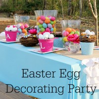 Celebrate Easter with an Easter Egg Decorating Party... Perfect for the Entire Family! www.uncommondesignsonline.com #Easter #EasterEggs #PartyIdeas