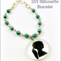 Make Your Own Silhouette Bracelet... a perfect gift for #Mother'sDay! via www.uncommondesignsonline.com