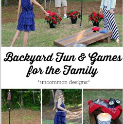 Backyard Fun and Games for the Family via www.uncommondesignsonline.com