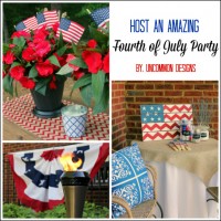 Host an amazing Fourth of July Party this year! Decor, fun games, and more! www.uncommondesignsonline.com #julyFourth #FourthofJuly #Patriotic