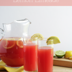Cool off with this Watermelon Lemon-Limeade. Summer's most adored fruits are the star of this delicious drink recipe and you are going to love it!