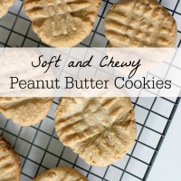 Soft and Chewy Peanut Butter Cookies Recipe... so moist and delicious! via Uncommon Designs