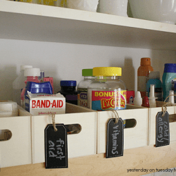 How to Organized your Medicine Cabinet ~Uncommon Designs