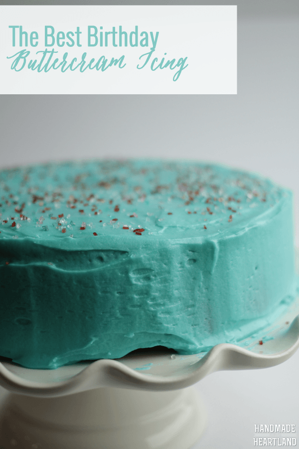 The Best Buttercream Icing Recipe! Your search for the perfect birthday cake frosting will end here! ~ Uncommon Designs