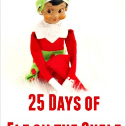 Be ready this holiday season with this Free Elf on the Shelf Printable Calendar. 25 days of super easy and fun ideas with a free printable calendar! by Uncommon Designs
