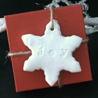 Make clay stamped gift tags for holiday gifts with Uncommon Designs