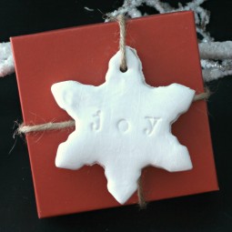 Make clay stamped gift tags for holiday gifts with Uncommon Designs