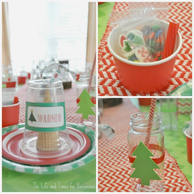 Get the kids in on the fun this holiday season and throw a Tree Trimming Party! via Uncommon Designs