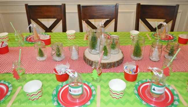 Get the kids in on the fun this holiday season and throw a Tree Trimming Party! via Uncommon Designs